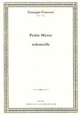 Giuseppe (Joseph) Concone Notenblätter Petite Messe solennelle