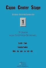 Steffen Bürthel Notenblätter Cajon Center Stage Vol.1 - 3 Duos