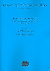 Giovanni Antonio Guido Notenblätter Scherzi armonici Band 3 - Lautomne