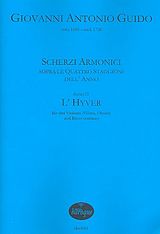 Giovanni Antonio Guido Notenblätter Scherzi armonici Band 4 - Lhyver