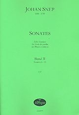 Johann Snep Notenblätter 10 Sonaten op.1 Band 2 (Nr.6-10)