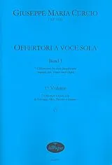 Giuseppe Maria Curcio Notenblätter Offertori a voce sola Band 1 für