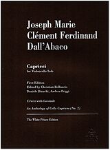 Joseph Marie Clemens F. Dall'Abaco Notenblätter 11 Capricci