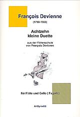 Francois Devienne Notenblätter 18 kleine Duette