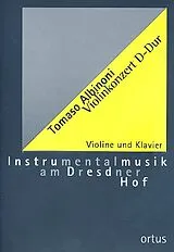 Tomaso Albinoni Notenblätter Konzert D-Dur für Violine, Streicher und Bc