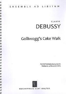 Claude Debussy Notenblätter Golliwoggs Cake Walk