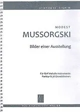 Modest Mussorgski Notenblätter Promenade aus Bilder einer Ausstellung