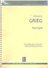 Edvard Hagerup Grieg Notenblätter Peer Gynt für flexibles Ensemble