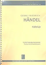 Georg Friedrich Händel Notenblätter Halleluja für flexibles Ensemble