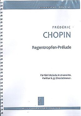 Frédéric Chopin Notenblätter Prélude Des-Dur op.28,15 für flexibles Ensemble