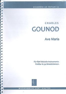 Charles Francois Gounod Notenblätter Ave Maria für flexibles Ensemble