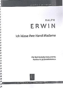 Ralph Erwin Notenblätter Ich küsse Ihre Hand Madame