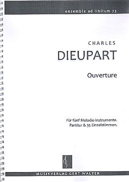 Charles Francois Dieupart Notenblätter Ouverture