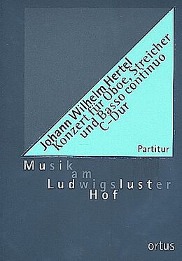 Johann Wilhelm Hertel Notenblätter Konzert C-Dur für Oboe, Streicher und Bc