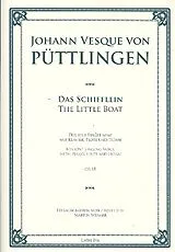 Johann Vesque von (Johann Hoven) Püttlingen Notenblätter Das Schifflein op.18