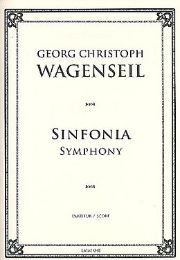 Georg Christoph Wagenseil Notenblätter Sinfonia WV344