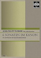  Notenblätter 6 Sonaten im Kanon (in C)