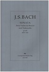 Johann Sebastian Bach Notenblätter Sonata g-moll BWV1029