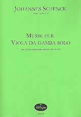 Johannes Schenck Notenblätter Musik aus LEcho du Danube und Mus.Hs. 16.598
