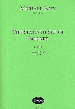 Michael East Notenblätter The seventh Set of Bookes vol.3