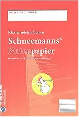  Instrumente+Zubehör Schneemann Notenpapier 0.2 - Rot