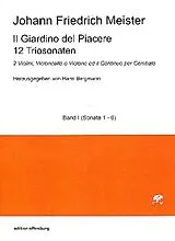 Johann Friedrich Meister Notenblätter Il giardino del piacere Band 1 (Nr.1-6)