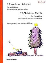  Notenblätter 22 Weihnachtslieder
