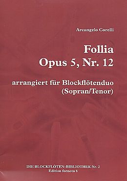 Arcangelo Corelli Notenblätter La Follia op.5,12