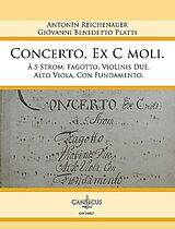 Giovanni Benedetto Platti Notenblätter Concerto, ex C Moll à 5 Stromenti