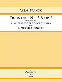 César Franck Notenblätter Trio op.1 Nr.3 und op.2