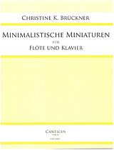 Christine K. Brückner Notenblätter Minimalistische Miniaturen