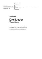 Josef Irgmaier Notenblätter 3 Lieder (3 Songs)