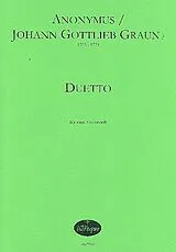 Anonymus Notenblätter Duett