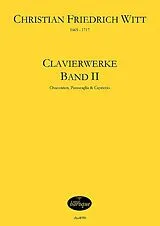 Christian Friedrich Witt Notenblätter Clavierwerke Band 2 (Chaconnen, Passacaglia & Capriccio)