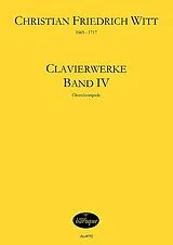 Christian Friedrich Witt Notenblätter Clavierwerke Band 4 (Choralvorspiele)