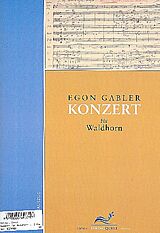 Egon Gabler Notenblätter Konzert
