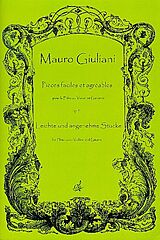 Mauro Giuliani Notenblätter Pièces faciles et agréables op.74