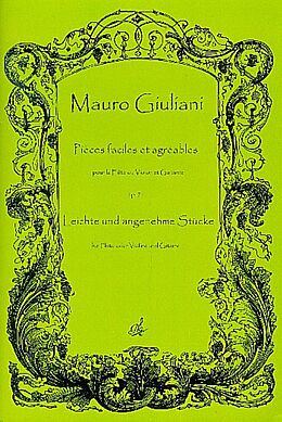 Mauro Giuliani Notenblätter Pièces faciles et agréables op.74