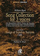 William Byrd Notenblätter Song Collection for 3 Voices