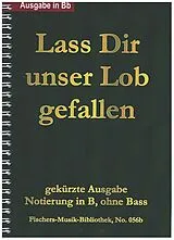  Notenblätter Lass dir unser Lob gefallen