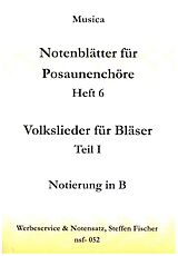  Notenblätter Notenblättter für Posaunenchöre Band 6