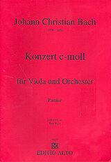 Johann Christian Bach Notenblätter Konzert c-Moll