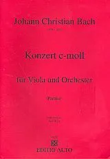 Johann Christian Bach Notenblätter Konzert c-Moll