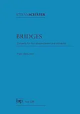 Stefan Schäfer Notenblätter Bridges für 4 Kontrabässe und Orchster