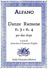 Franco Alfano Notenblätter Danze Rumene no.3-4