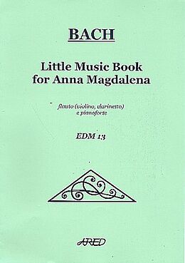 Johann Sebastian Bach Notenblätter Notenbuch der Anna Magdalena Bach