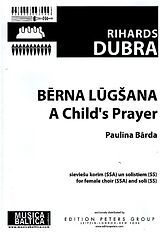 Rihards Dubra Notenblätter A Childs Prayer