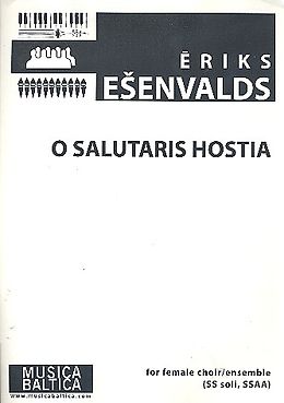 Eriks Esenvalds Notenblätter O salutaris hostia