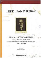 Ferdinand Rebay Notenblätter Neue kleine Vortragsstücke