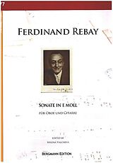 Ferdinand Rebay Notenblätter Sonate e-Moll